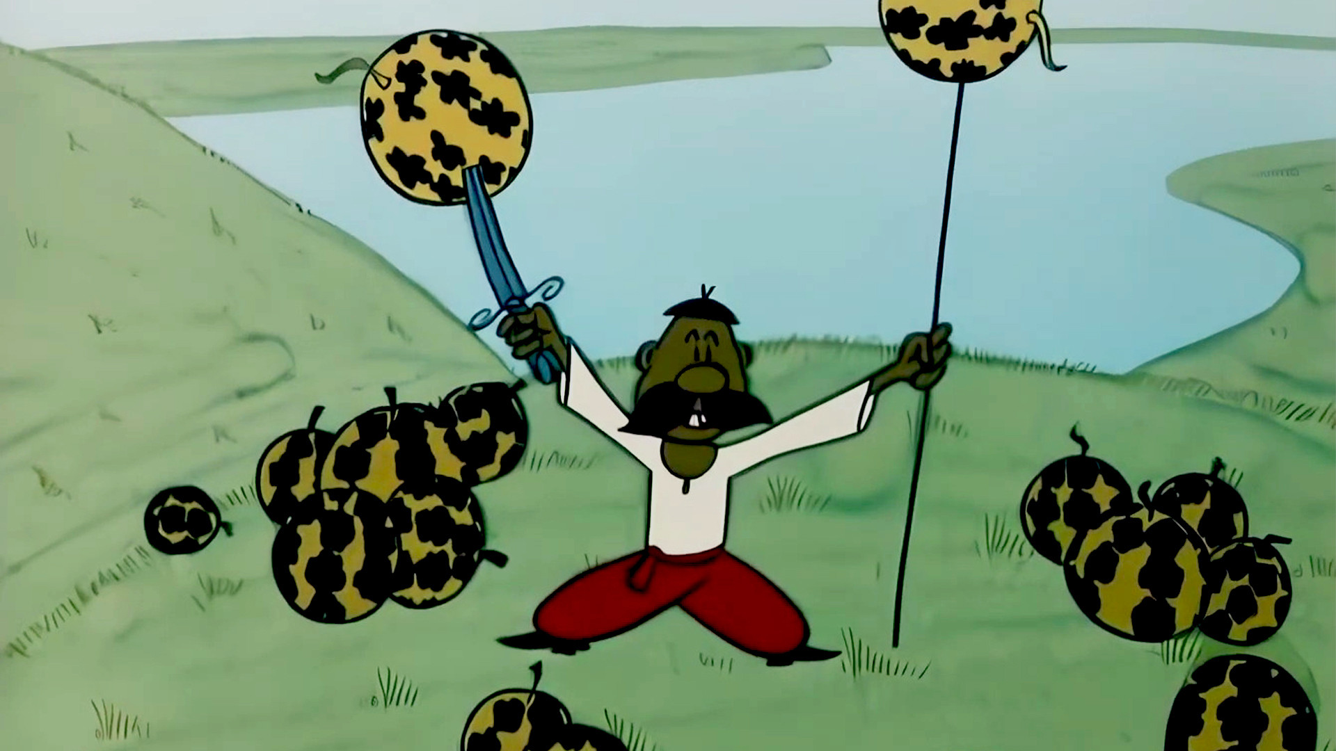 Backdrop for How the Cossacks Played Football