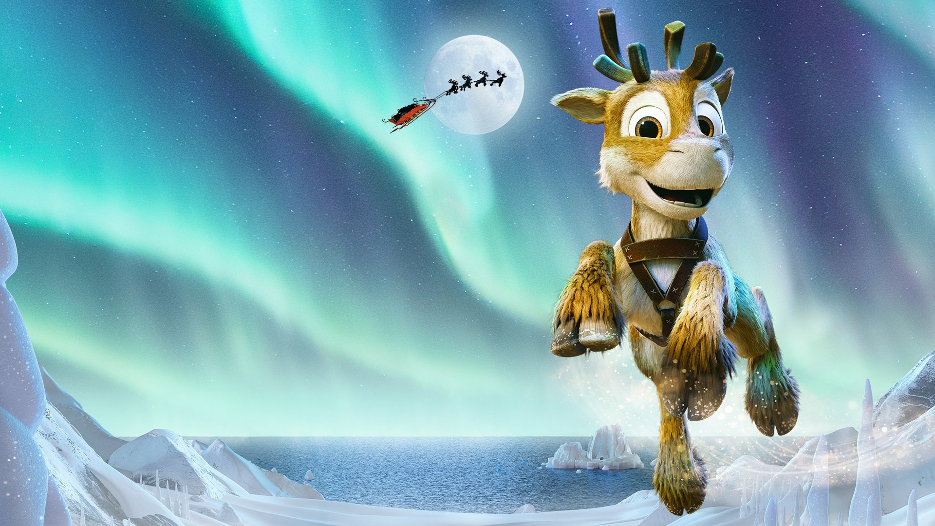 Backdrop for The Flight Before Christmas