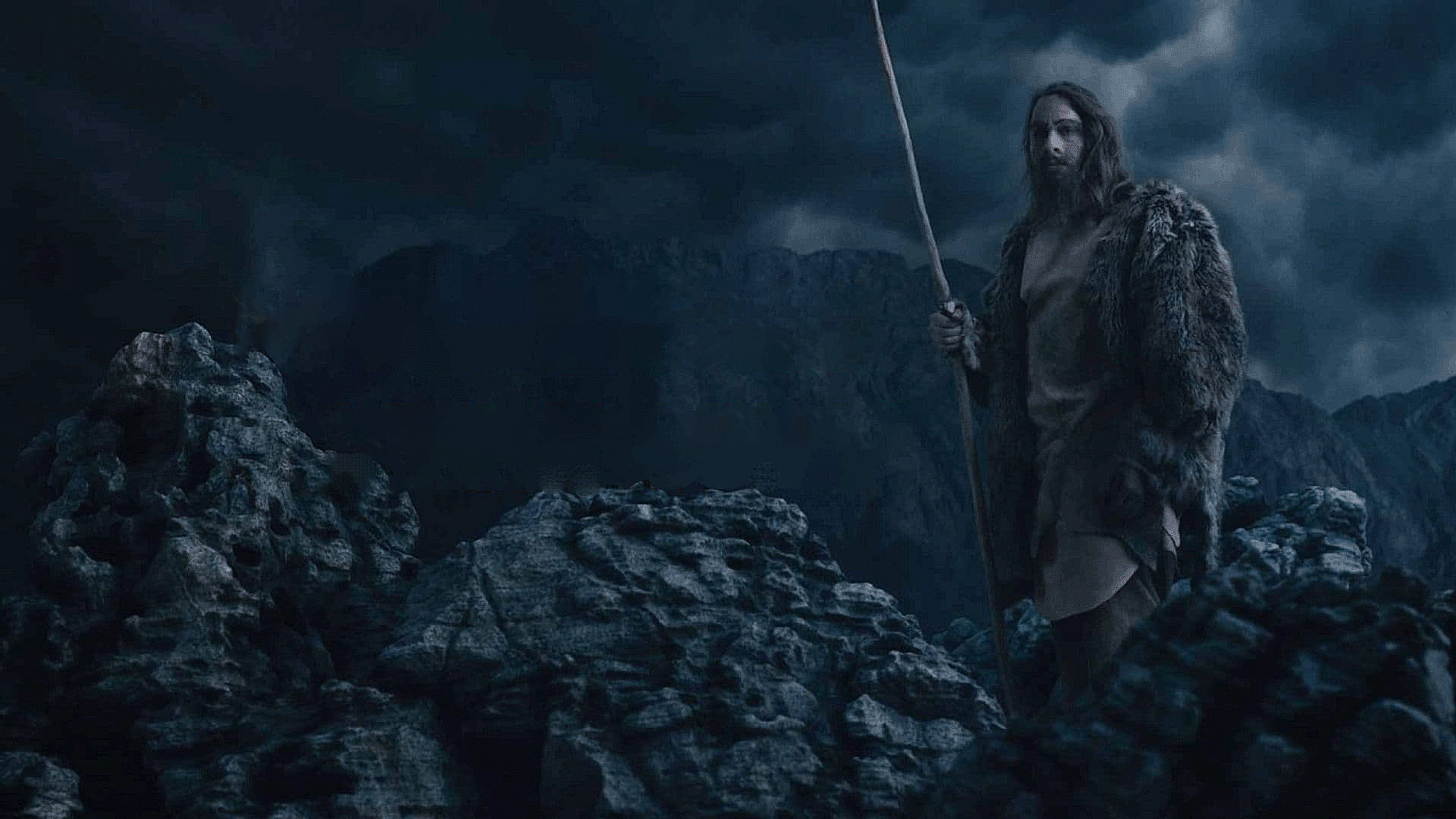 Backdrop for Neanderthal Apocalypse