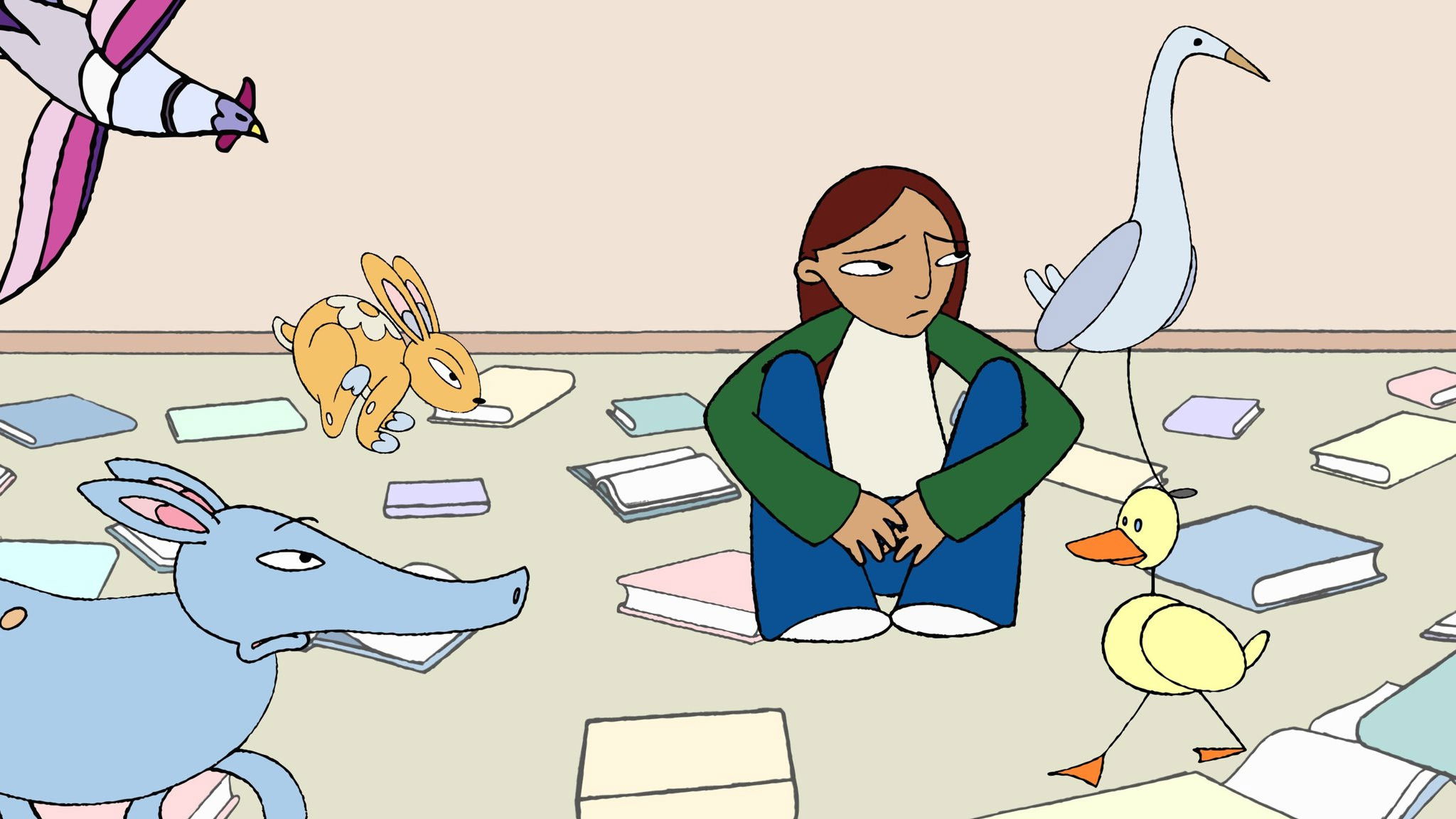 Backdrop for The Girl Who Hated Books