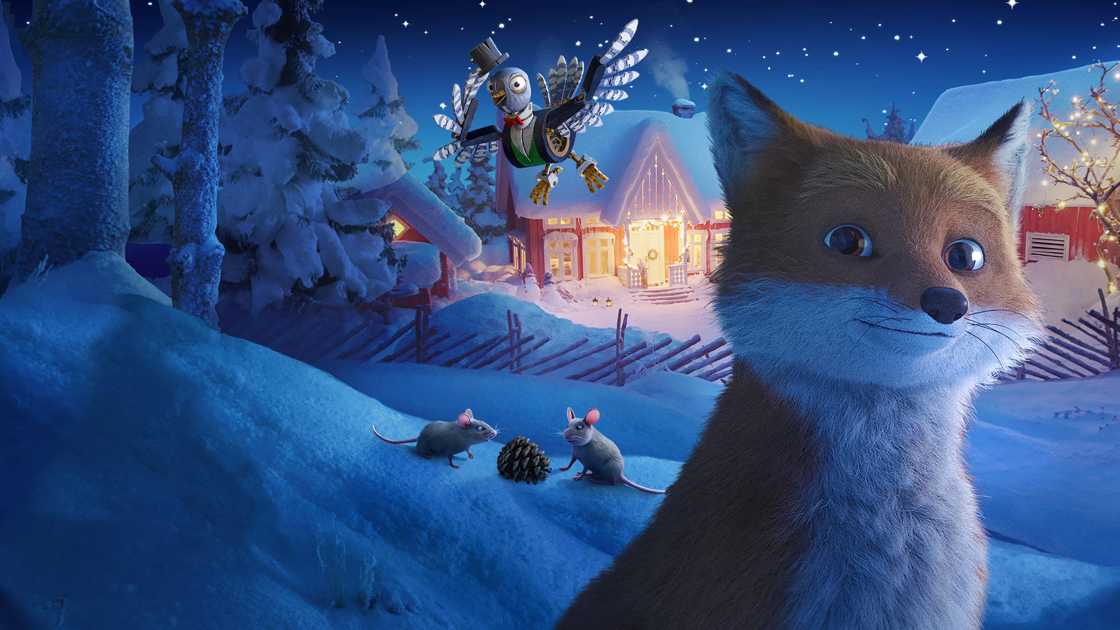 Backdrop for Astrid Lindgren's Christmas