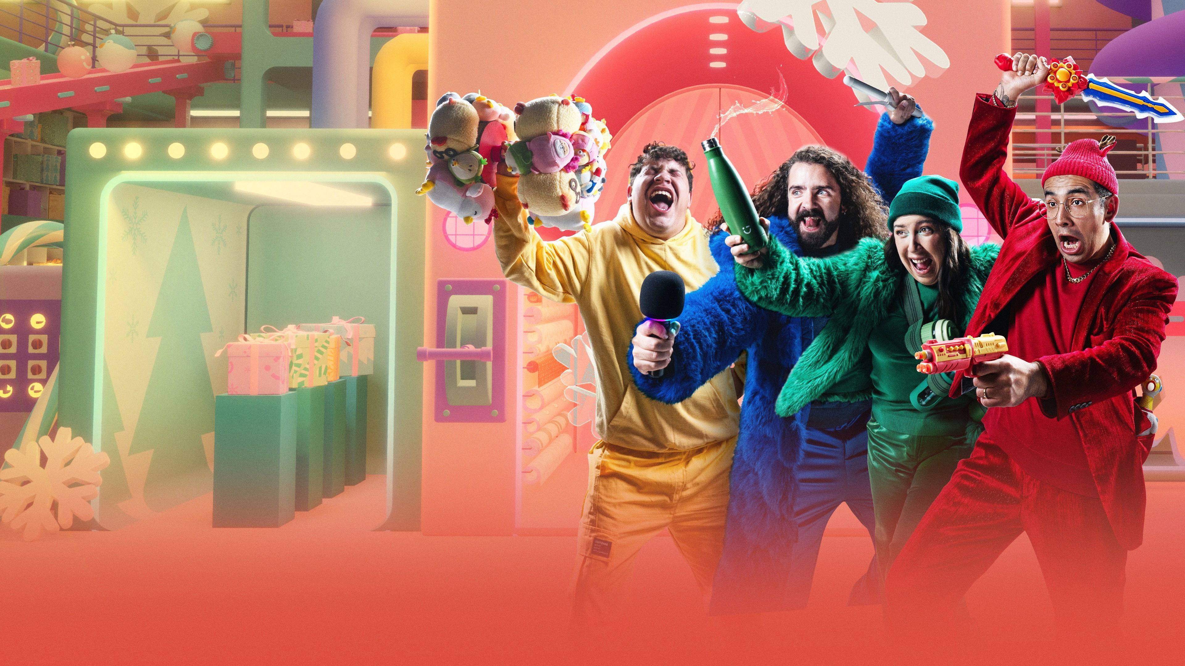 Backdrop for Intercambios Miniso: Un stand up navideño