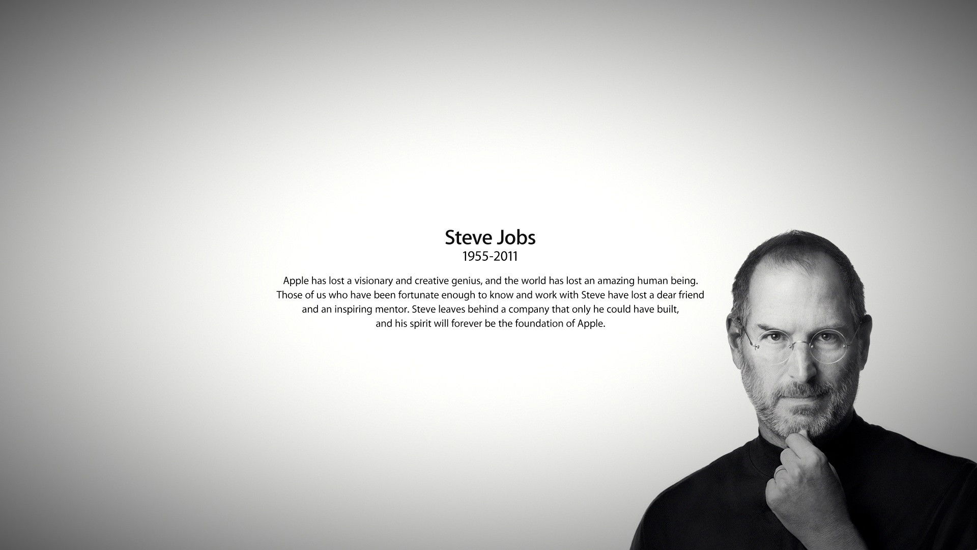 Backdrop for Steve Jobs: Visionary Genius