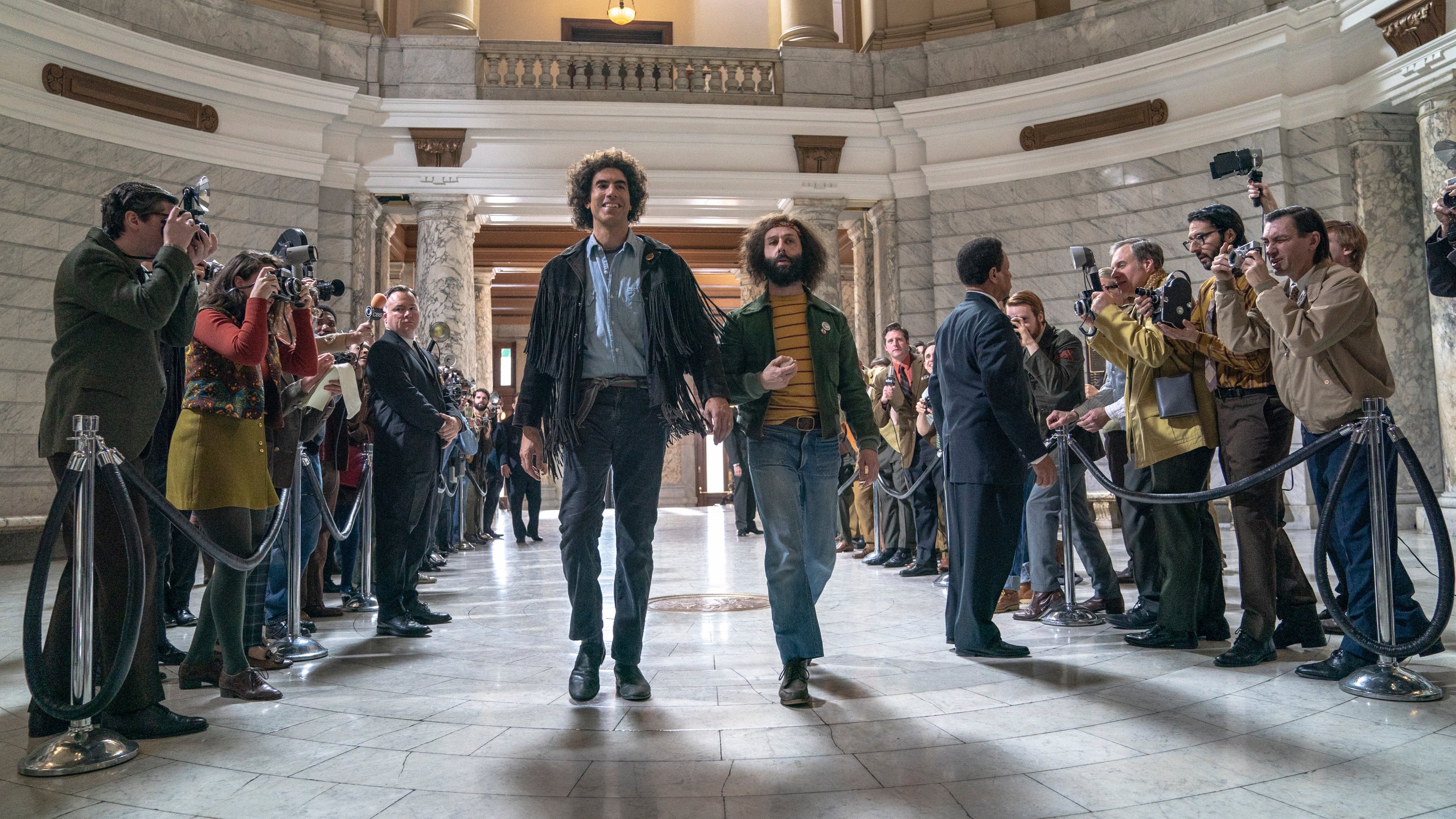 Backdrop for The Trial of the Chicago 7