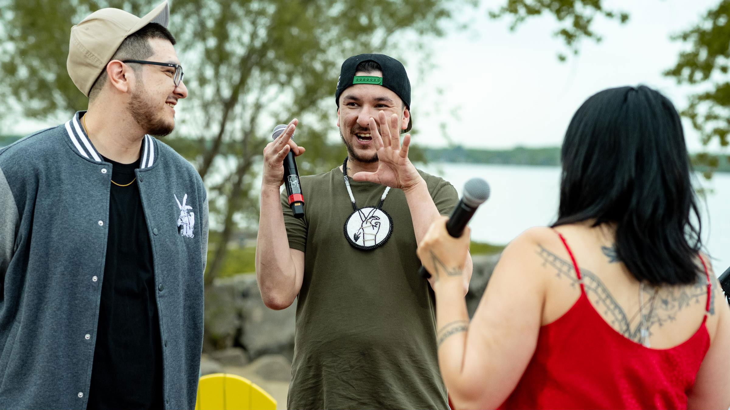 Backdrop for Le grand solstice 2022