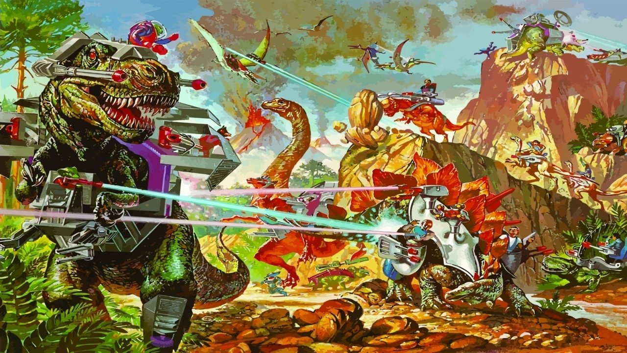Backdrop for Dino-Riders