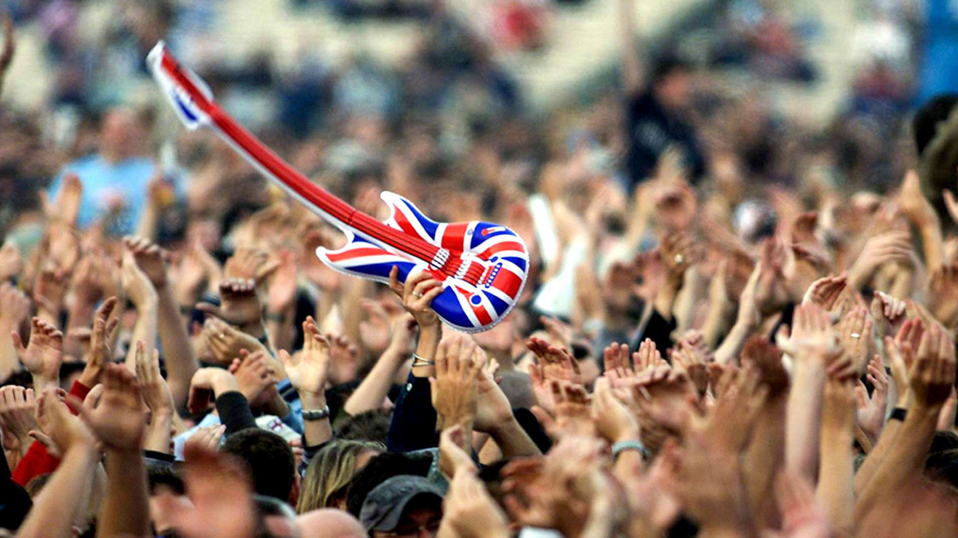 Backdrop for Britpop at the BBC