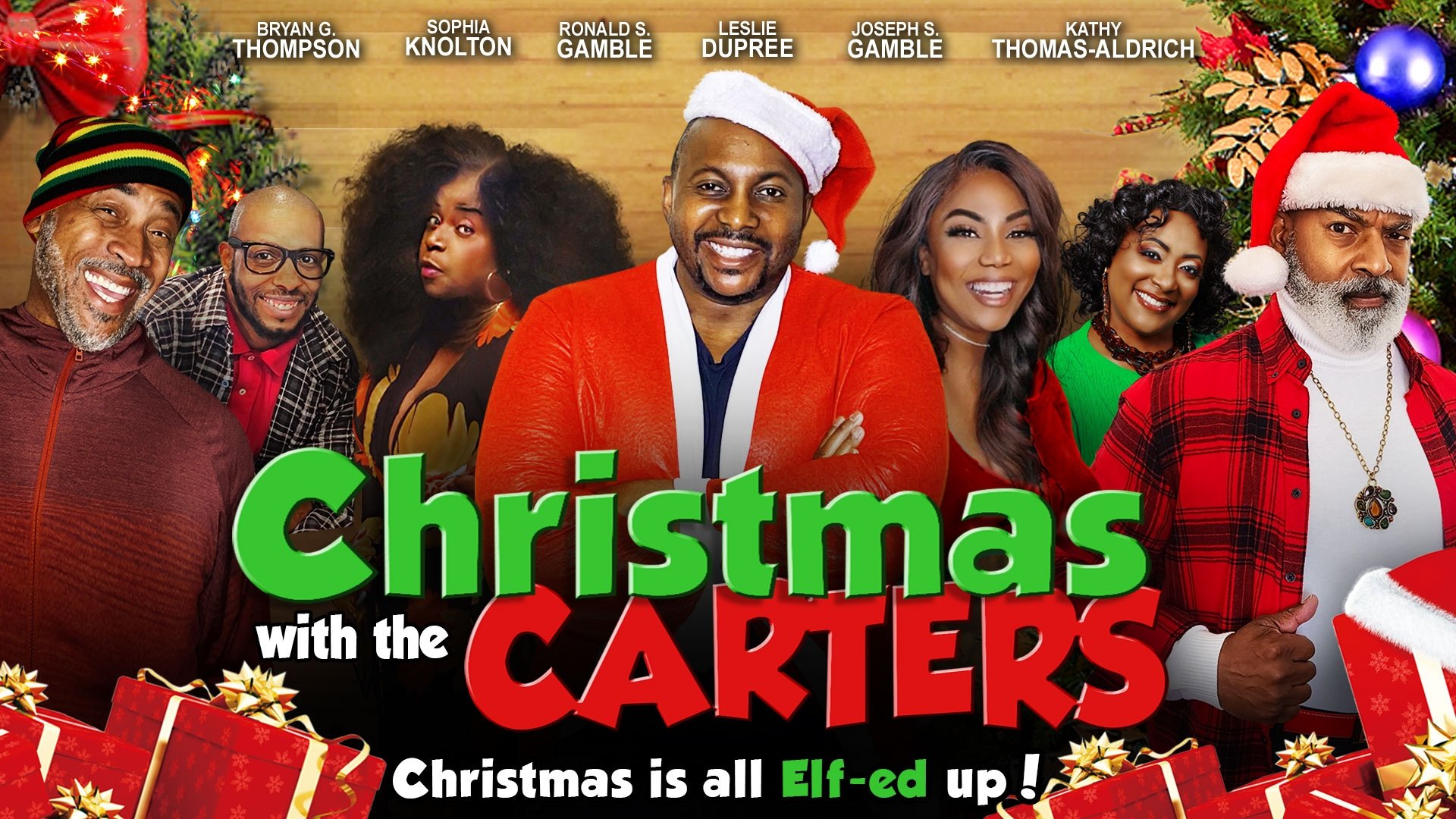 Backdrop for Christmas with the Carters