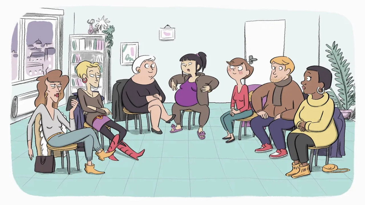 Backdrop for Mothers Anonymous