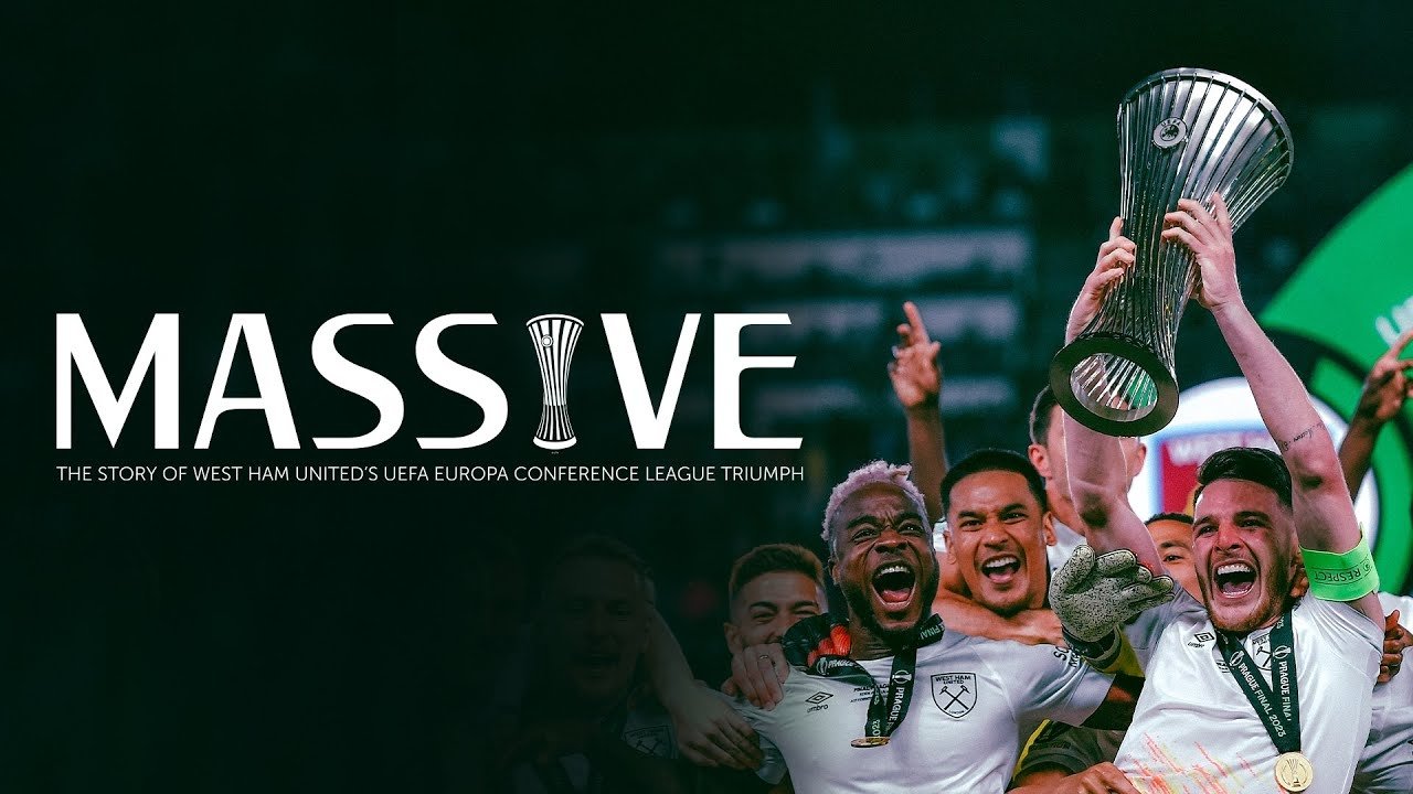 Backdrop for Massive: The Story of West Ham United's UEFA Europa Conference League triumph
