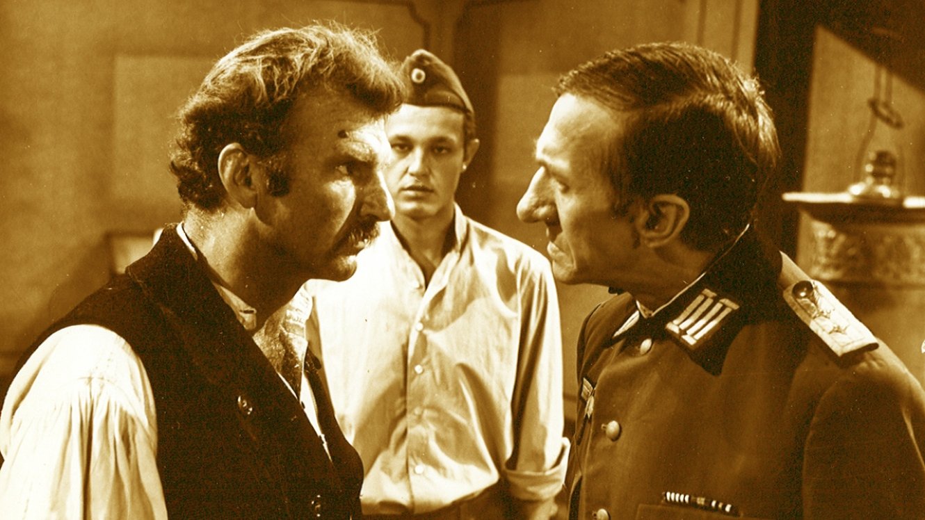 Backdrop for Two Men for One Death