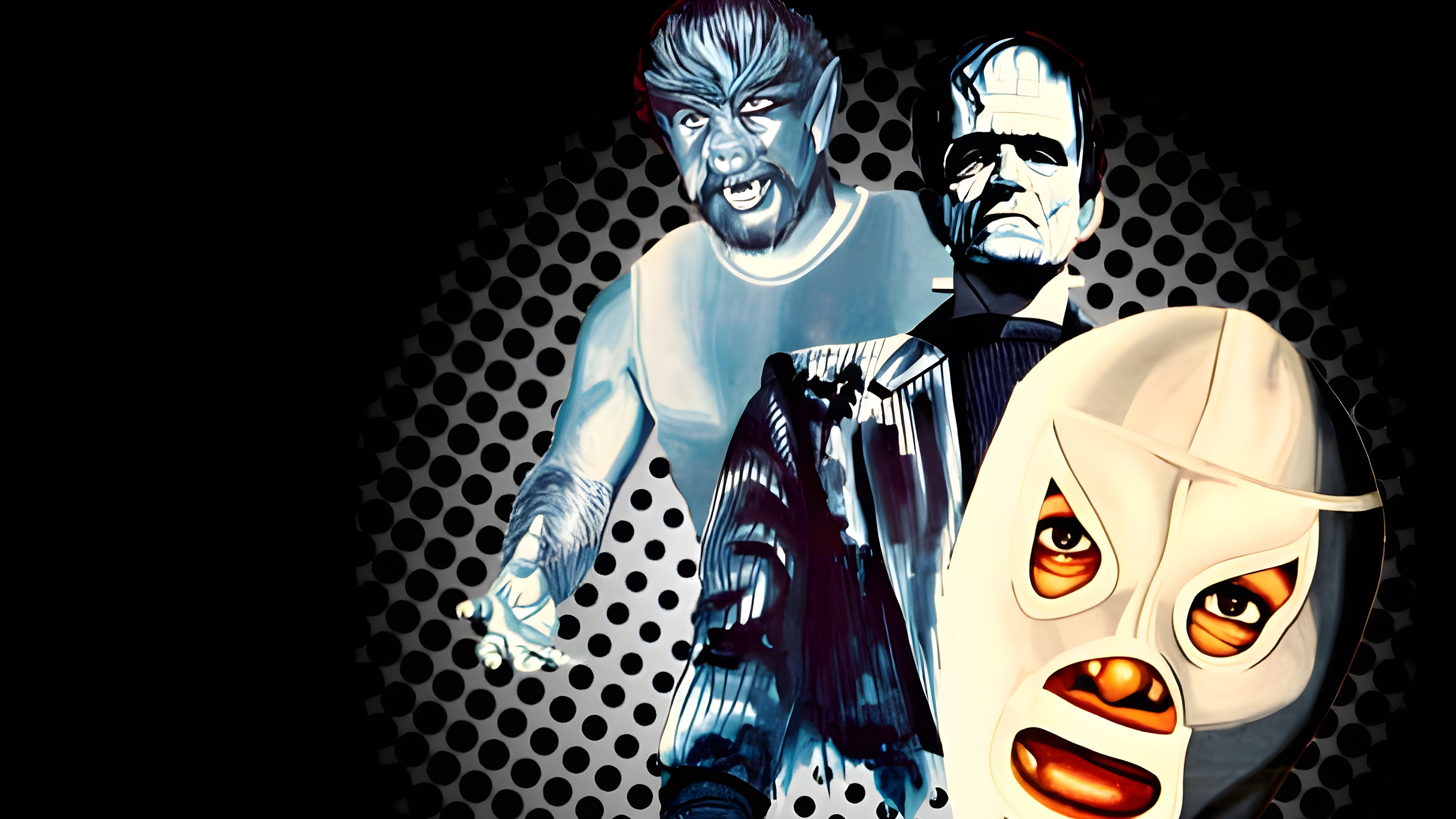 Backdrop for Santo in the Wax Museum