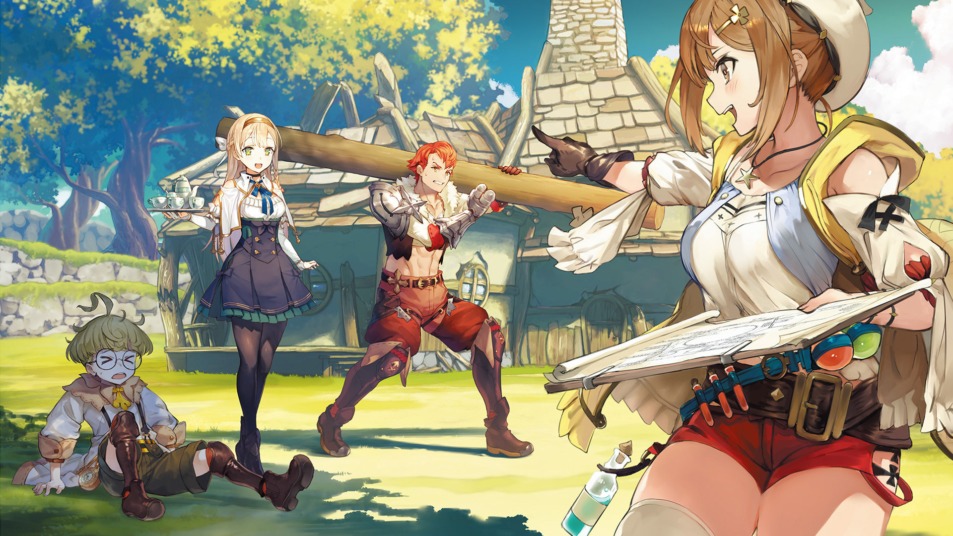 Backdrop for Atelier Ryza: Ever Darkness & the Secret Hideout the Animation