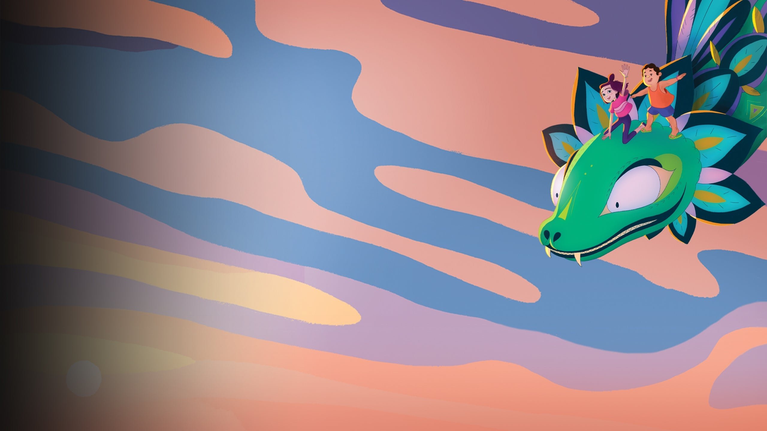 Backdrop for Luisa and the Feathered Snake