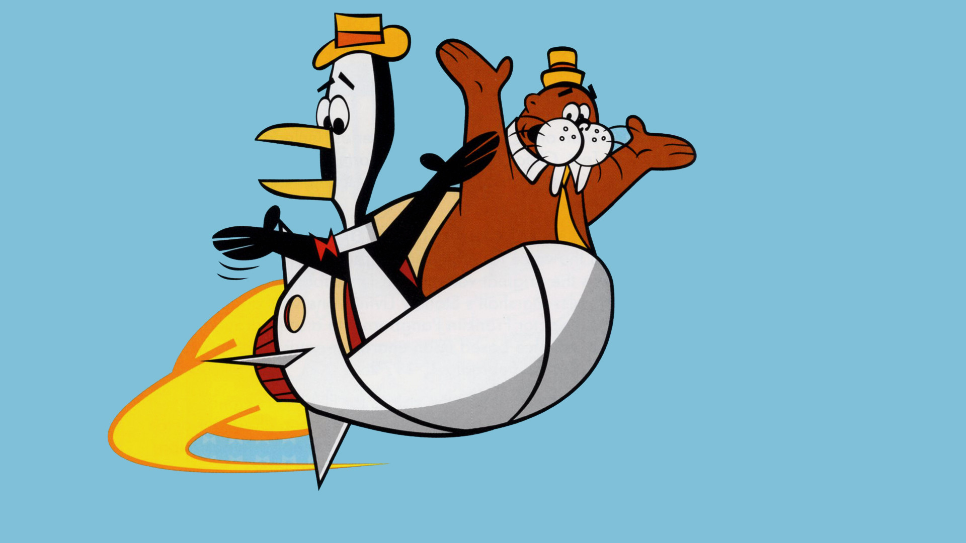 Backdrop for Tennessee Tuxedo and His Tales