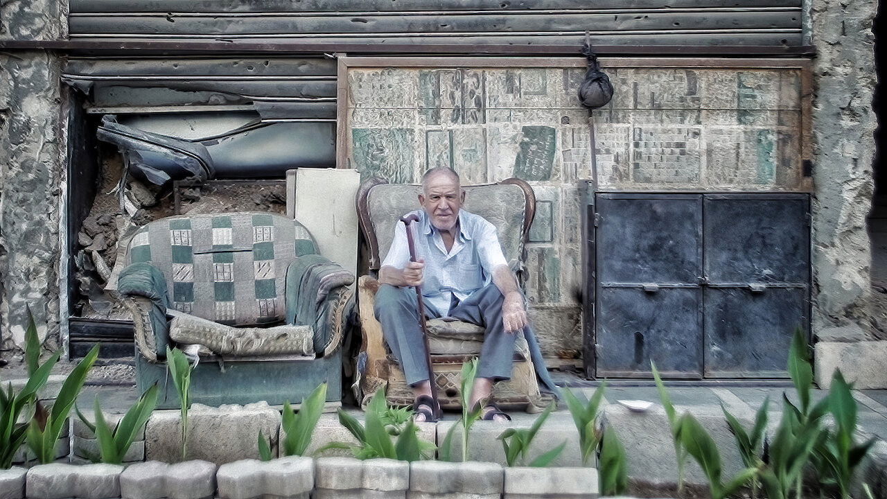 Backdrop for As Though Nothing Happened