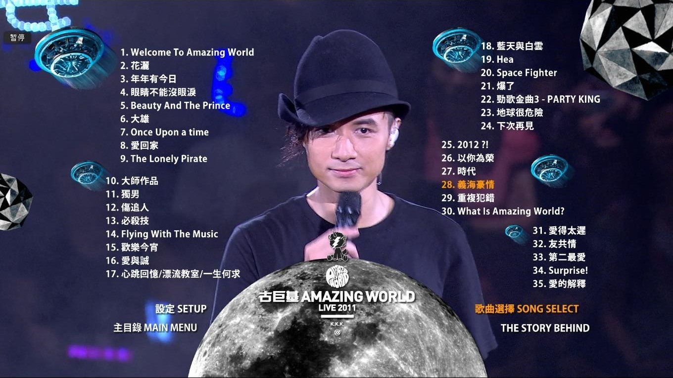 Backdrop for 古巨基「Amazing World」世界巡回演唱会2011