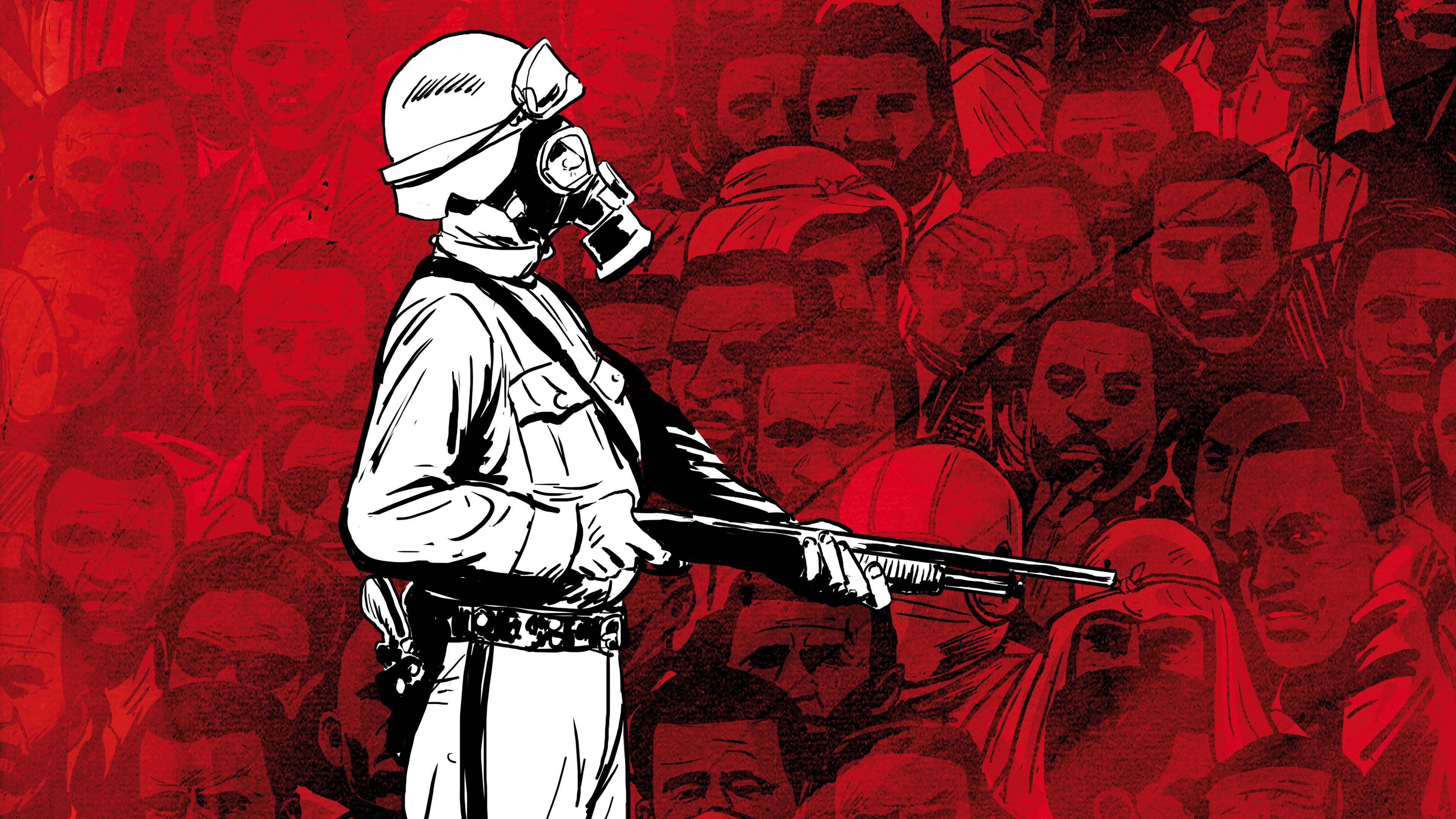 Backdrop for Betrayal at Attica