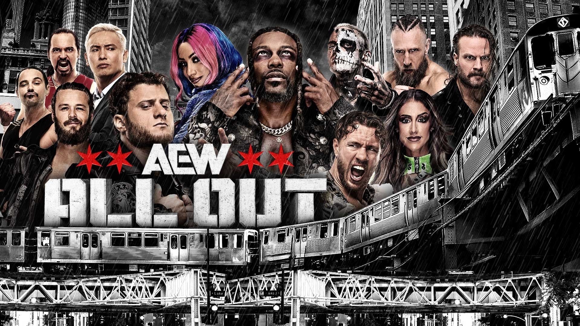 Backdrop for AEW All Out 2024