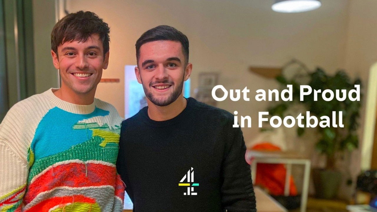 Backdrop for Out and Proud in Football