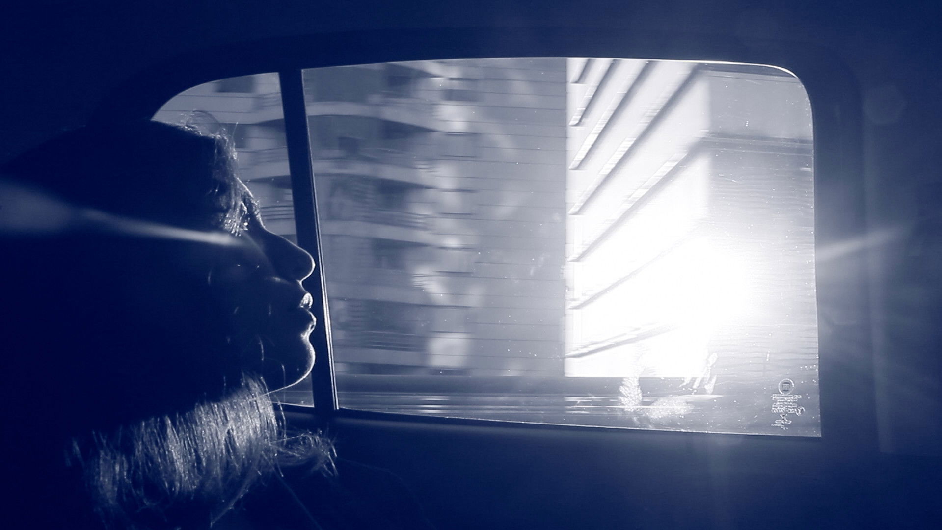 Backdrop for Dark Blue Comet, or the Remains of a Broken Mind