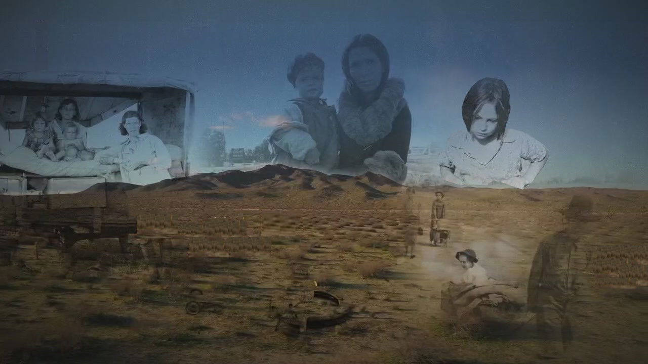 Backdrop for The Grapes of Wrath: The Ghost of Modern America