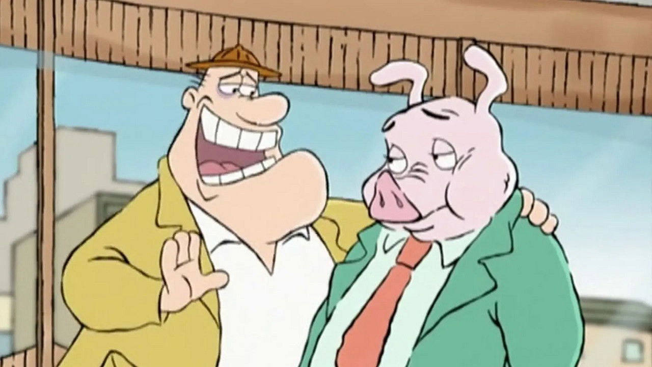 Backdrop for Pigs Next Door