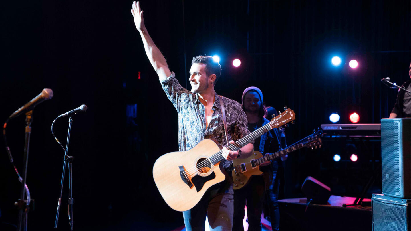 Backdrop for His Killer Fan