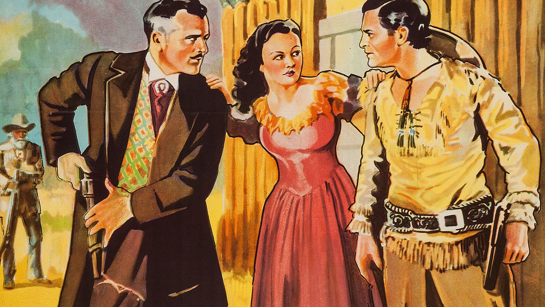 Backdrop for Custer's Last Stand