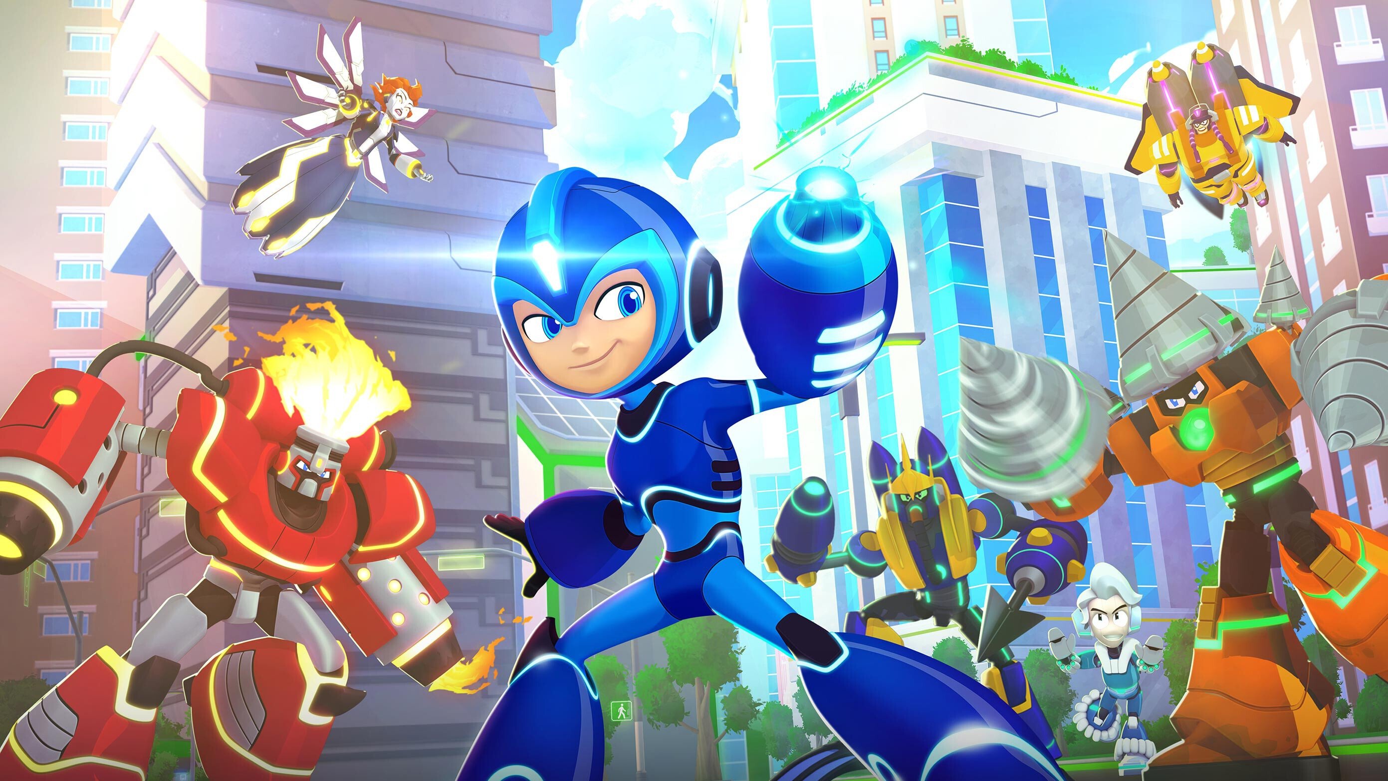 Backdrop for Mega Man: Fully Charged