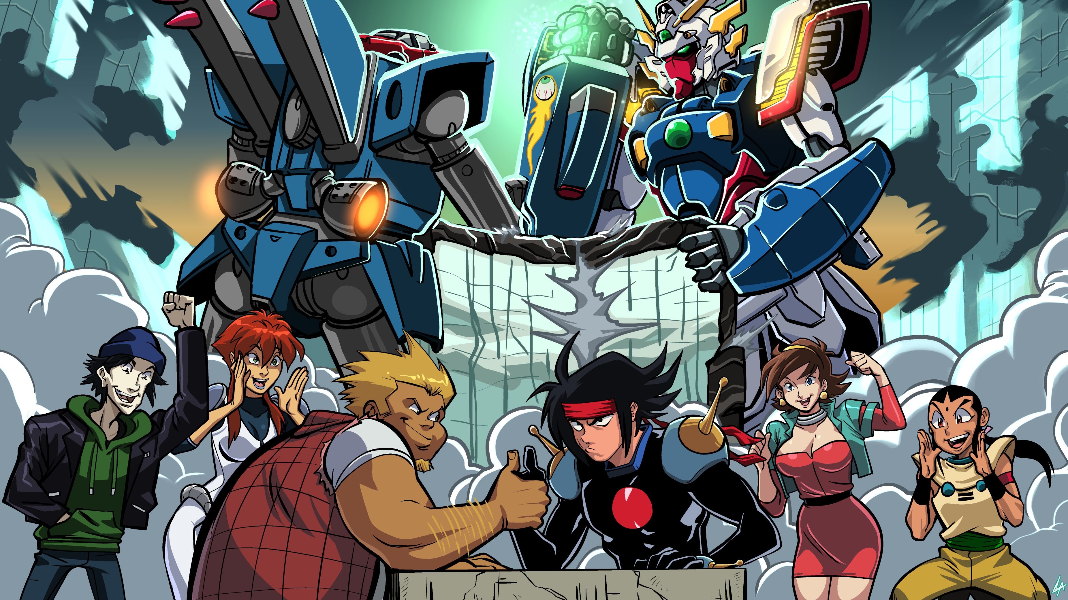 Backdrop for Megas XLR