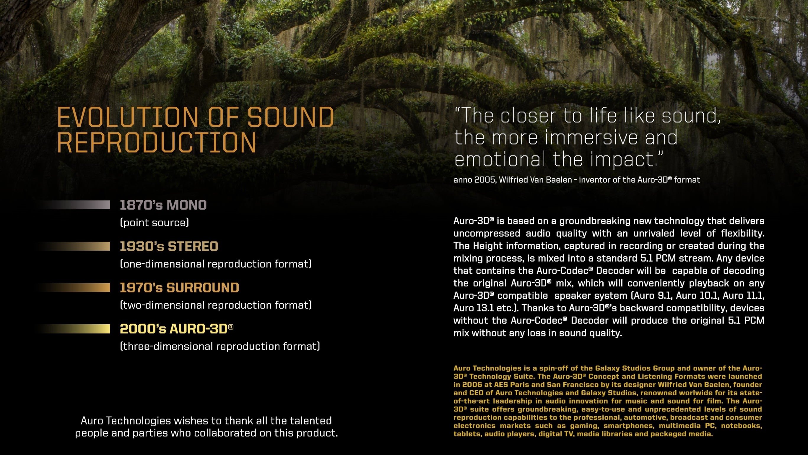 Backdrop for AURO-3D Demonstration Disc Vol. 2