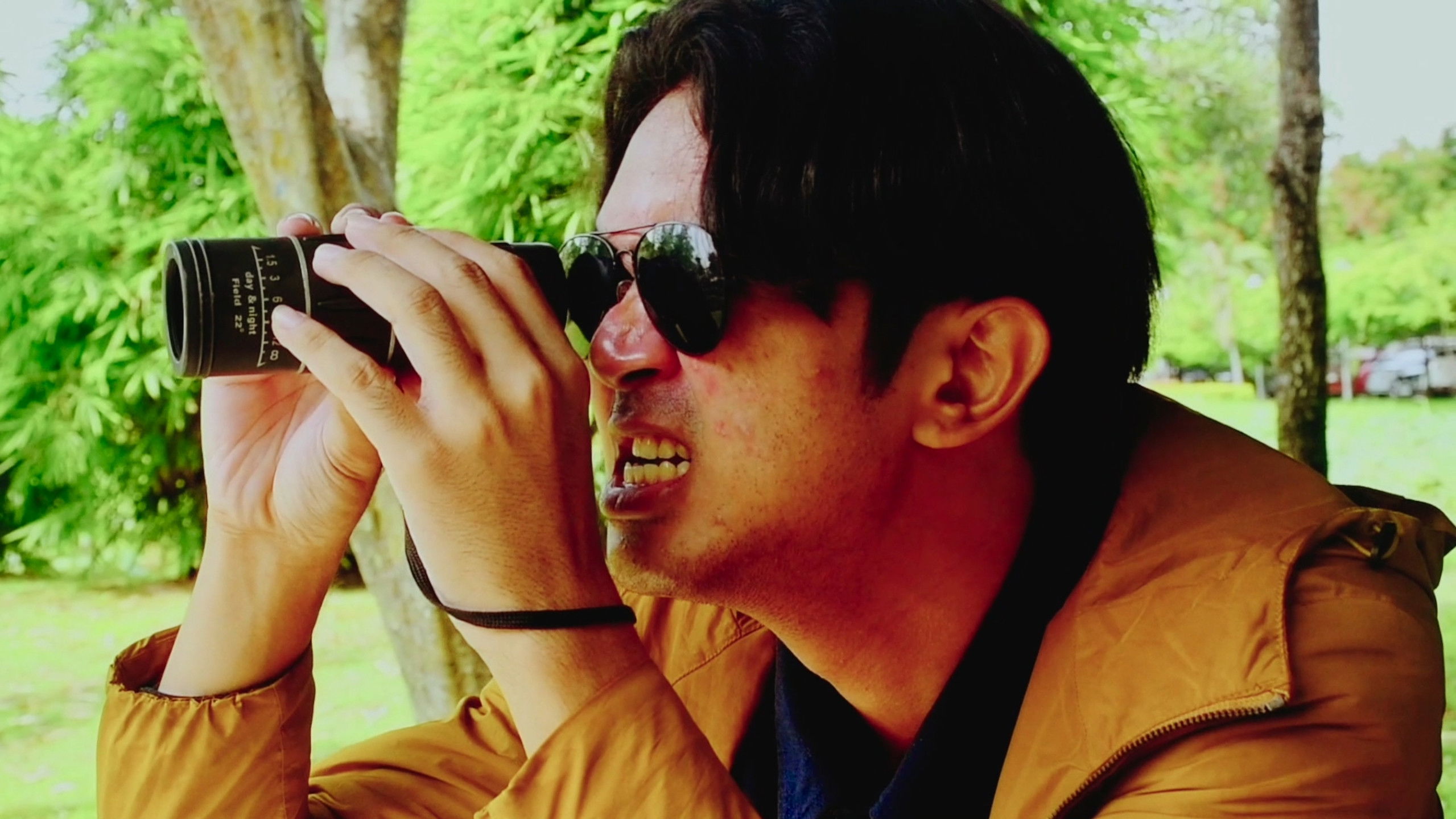 Backdrop for Journey to the Red: to protect our glorious liberty from thoes evil commuist maggots, and especially you! MIKHAILOV!