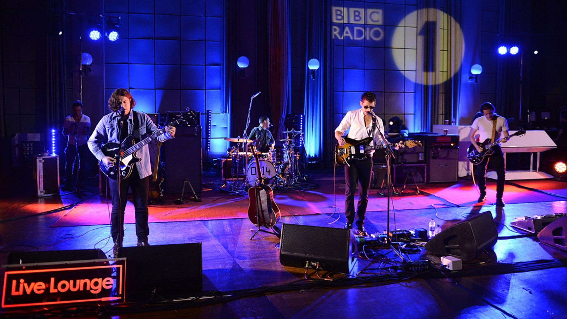 Backdrop for BBC Radio 1's Live Lounge: Arctic Monkeys
