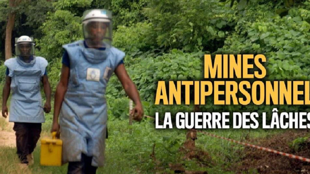 Backdrop for Mines antipersonnel : La guerre des lâches
