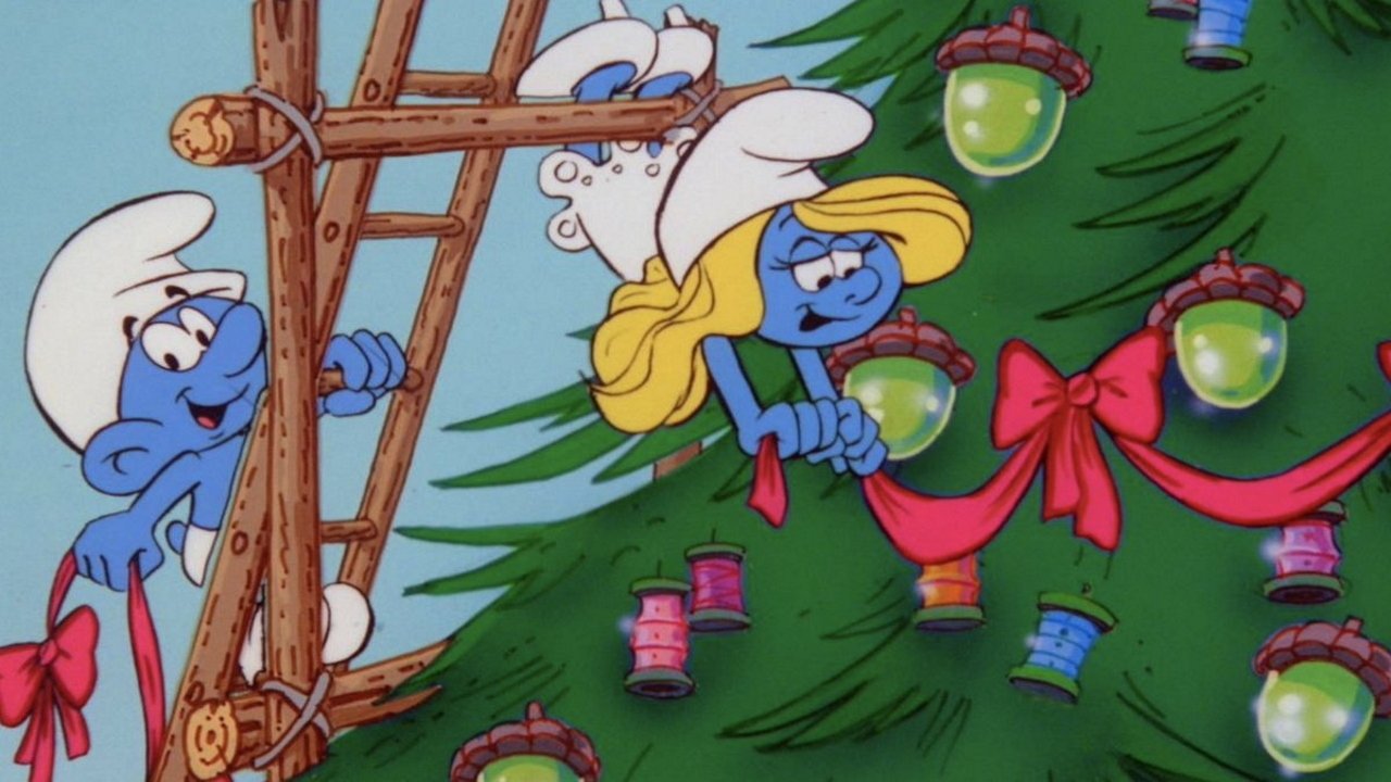 Backdrop for The Smurfs Christmas Special