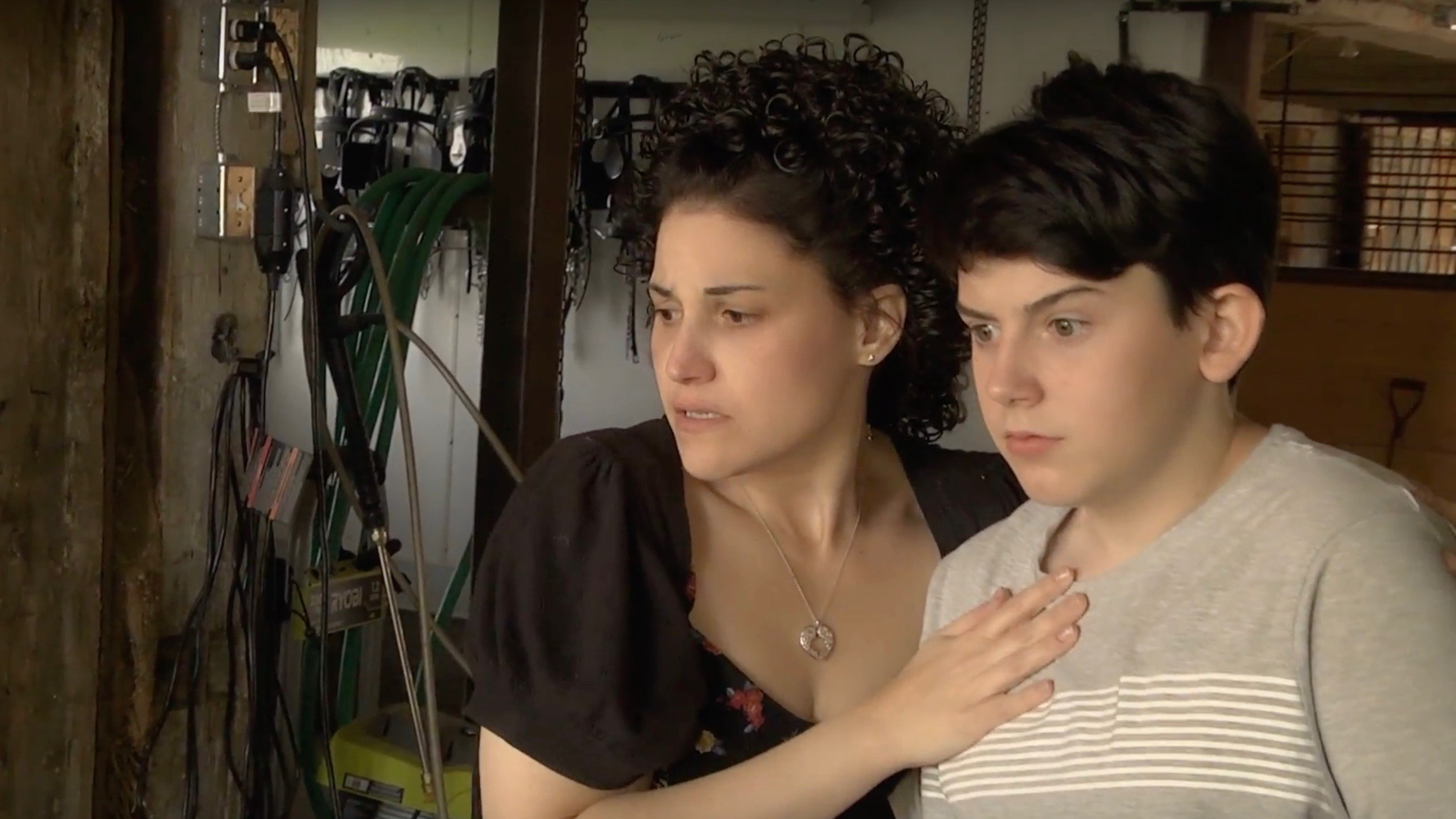 Backdrop for Soldier in the Barn