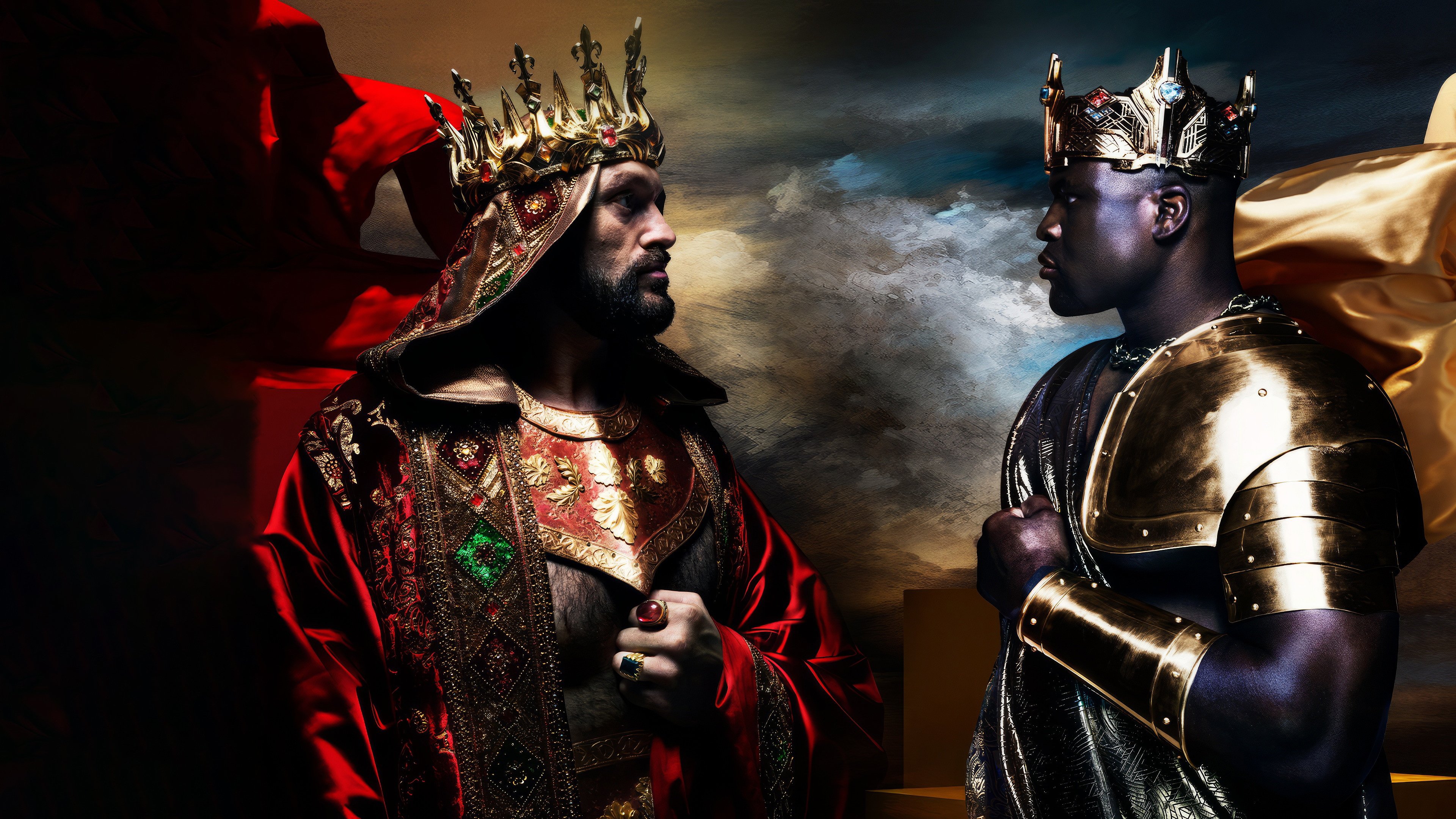 Backdrop for Tyson Fury vs. Francis Ngannou