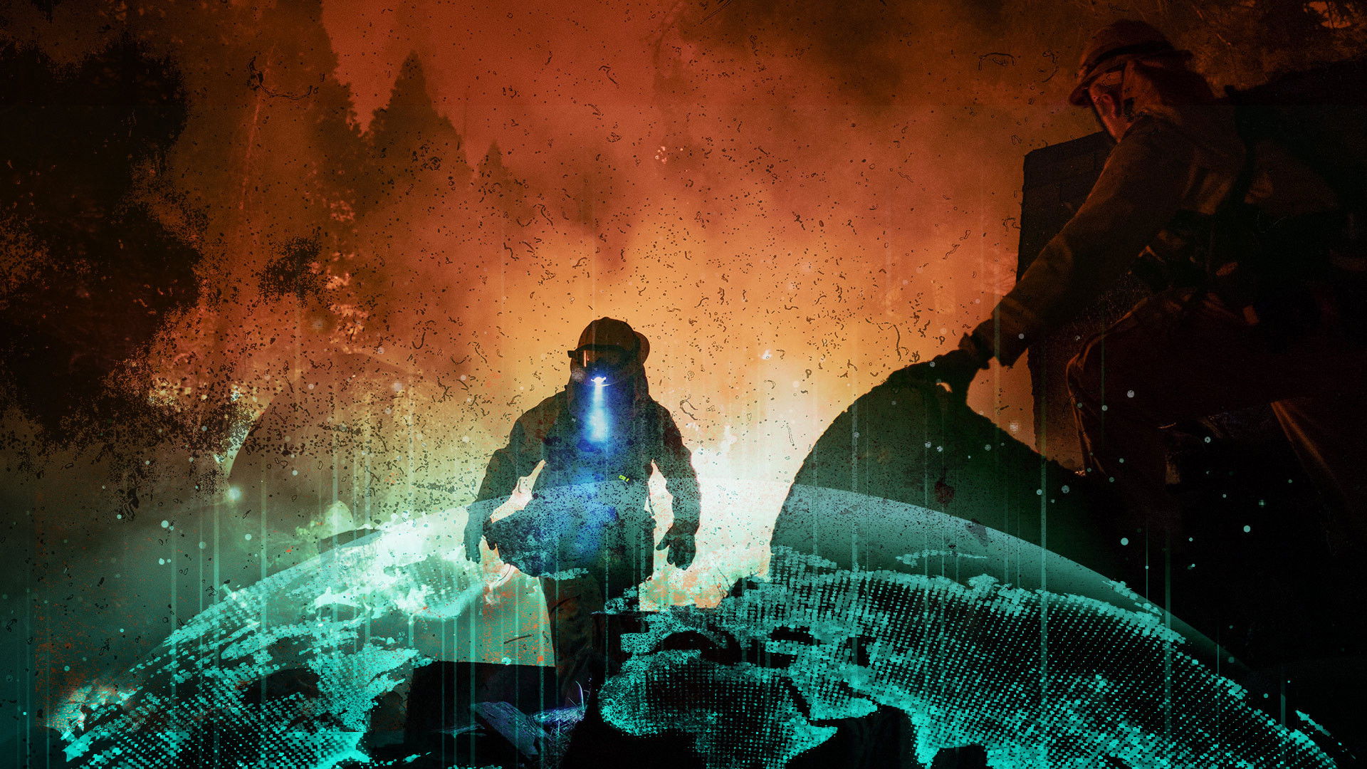 Backdrop for Big Oil v the World