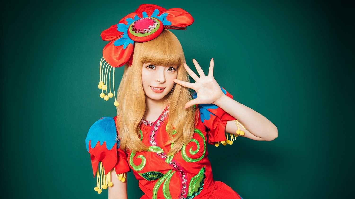 Backdrop for KPP 5iVE YEARS MONSTER WORLD TOUR 2016 in Nippon Budokan