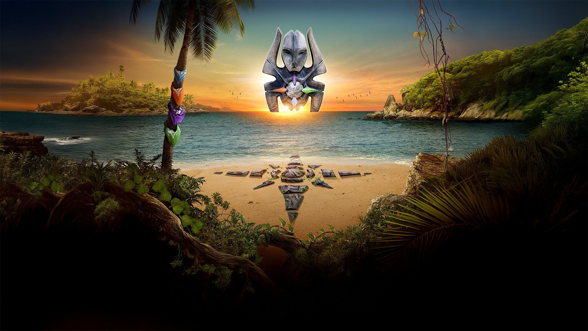 Backdrop for Koh-Lanta