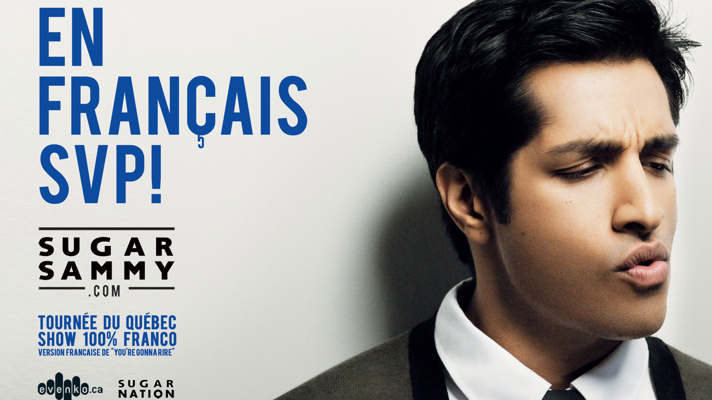 Backdrop for Sugar Sammy - En Français SVP