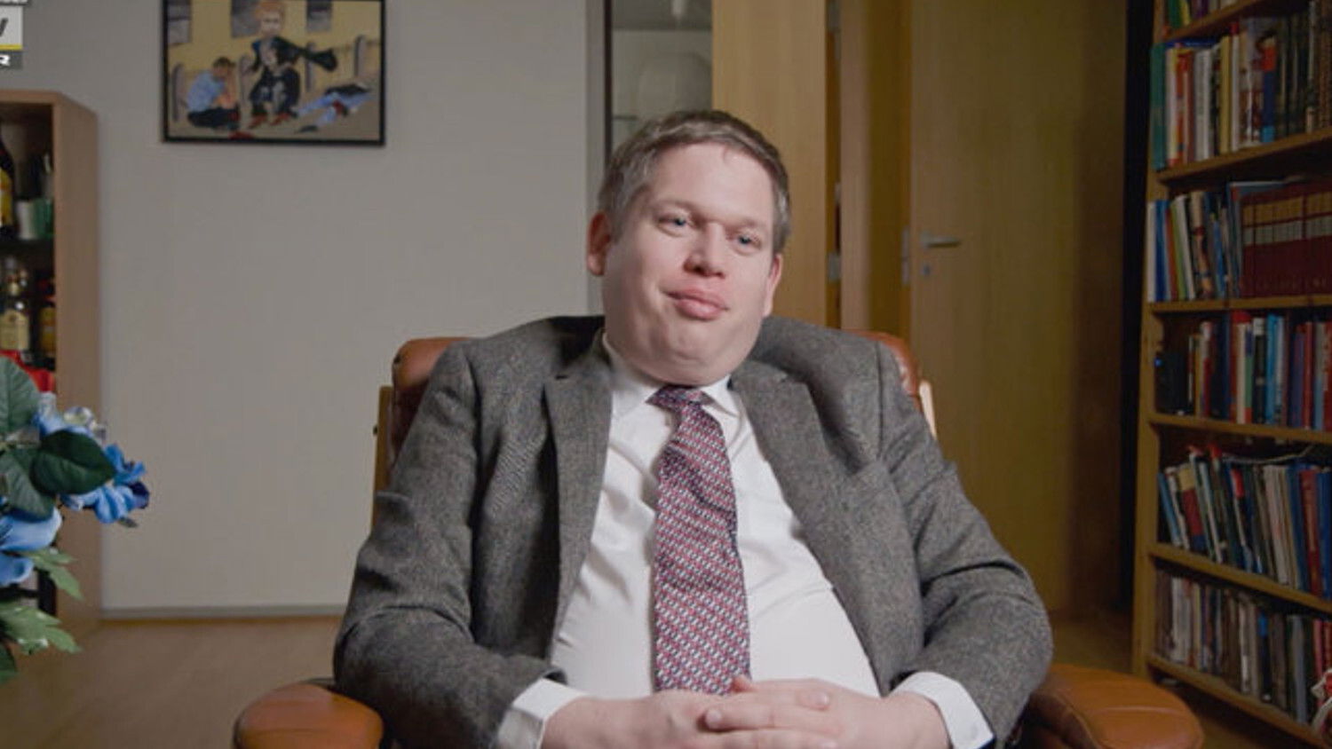 Backdrop for Rasmus Paludan - højrenationalist i børnehøjde