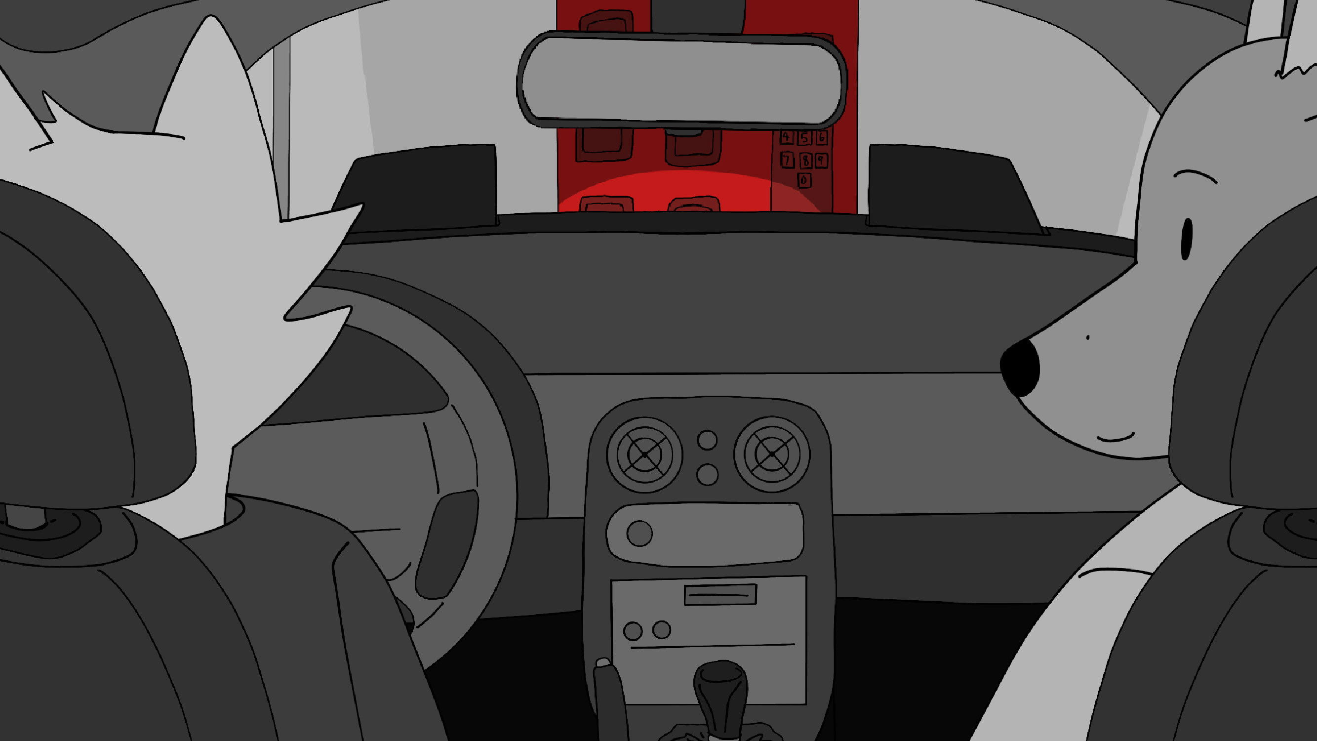 Backdrop for Vending Machine