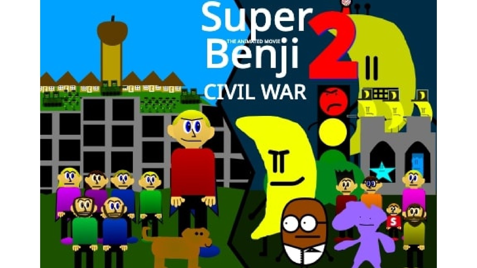 Backdrop for Super Benji: The Animated Movie 2: Civil War