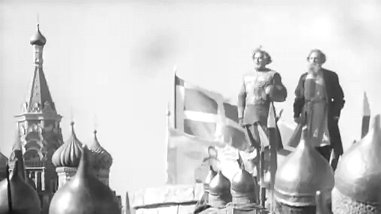 Backdrop for Minin and Pozharsky