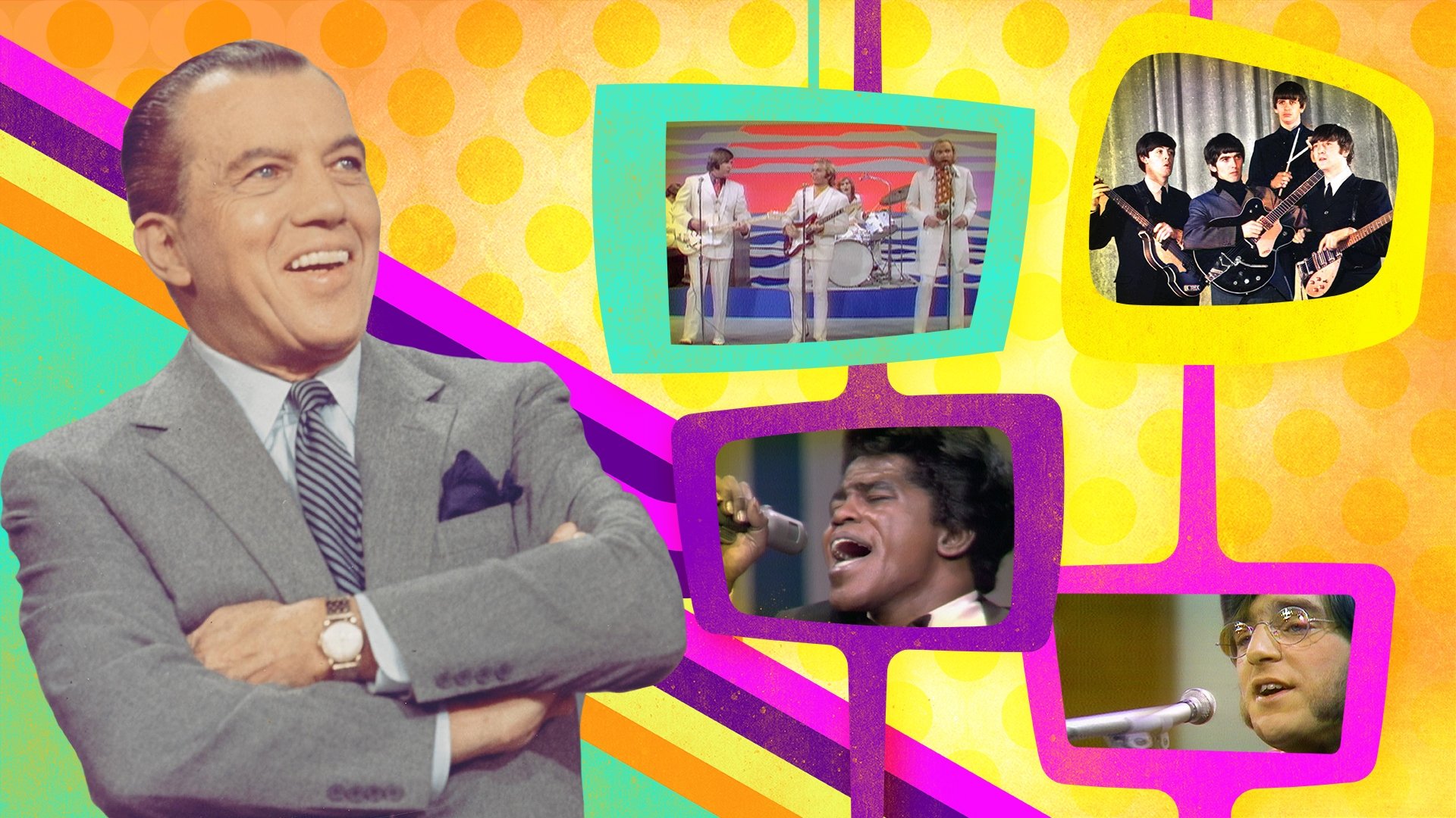 Backdrop for Ed Sullivan Presents: Rock 'N' Roll Revolution: The British Invade America, America Fights Back