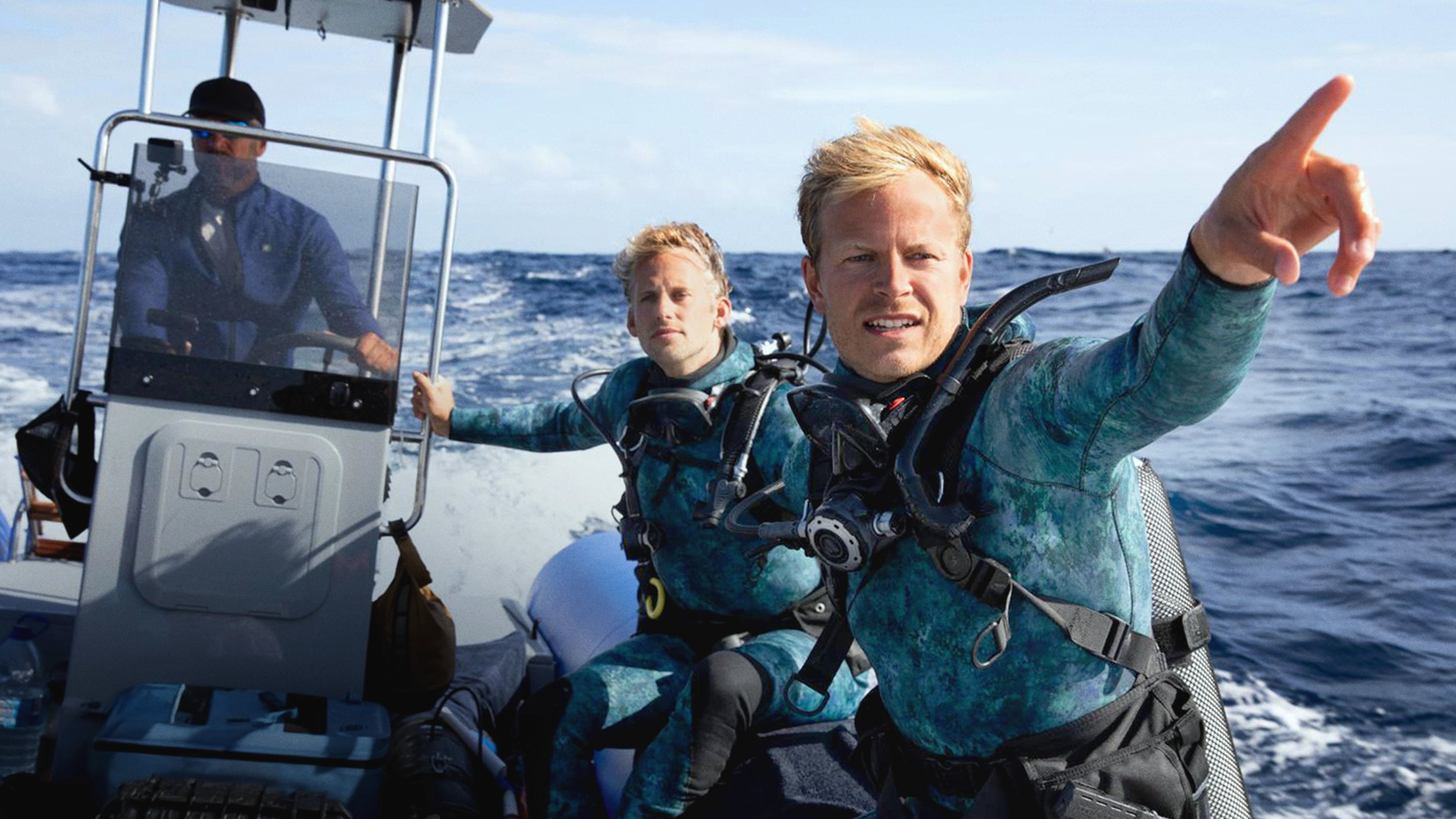 Backdrop for Dolphins Up Close with Bertie Gregory