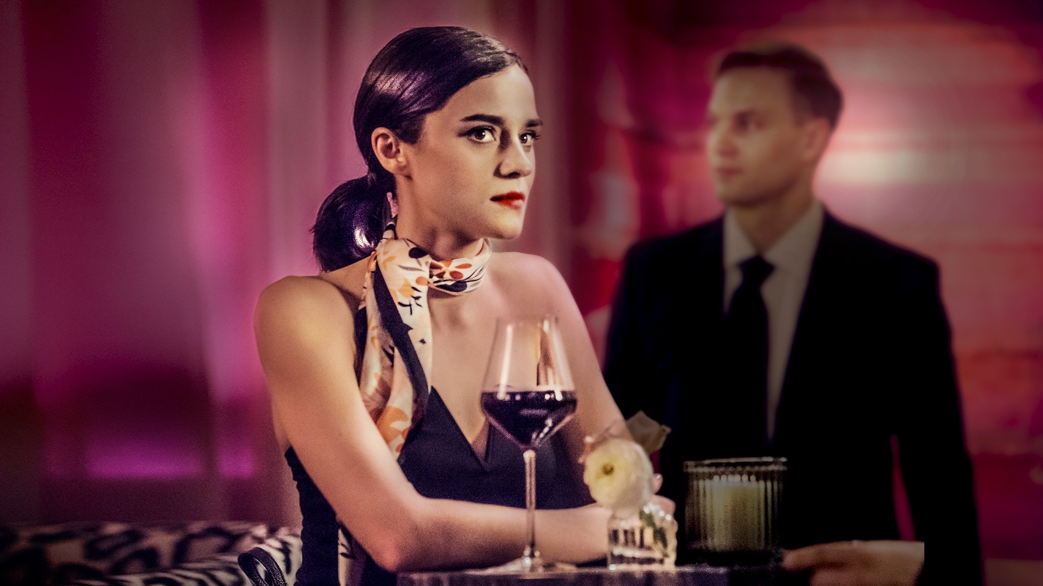 Backdrop for Woman with the Red Lipstick