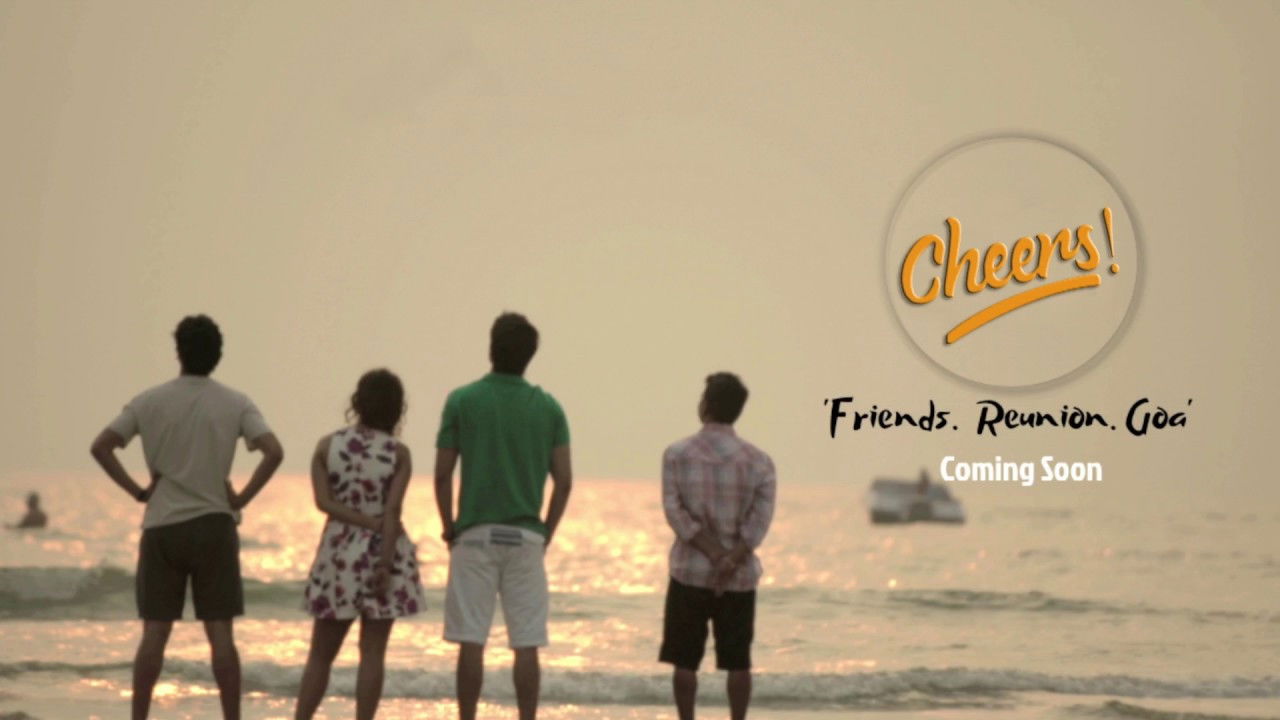 Backdrop for Cheers - Friends. Reunion. Goa.